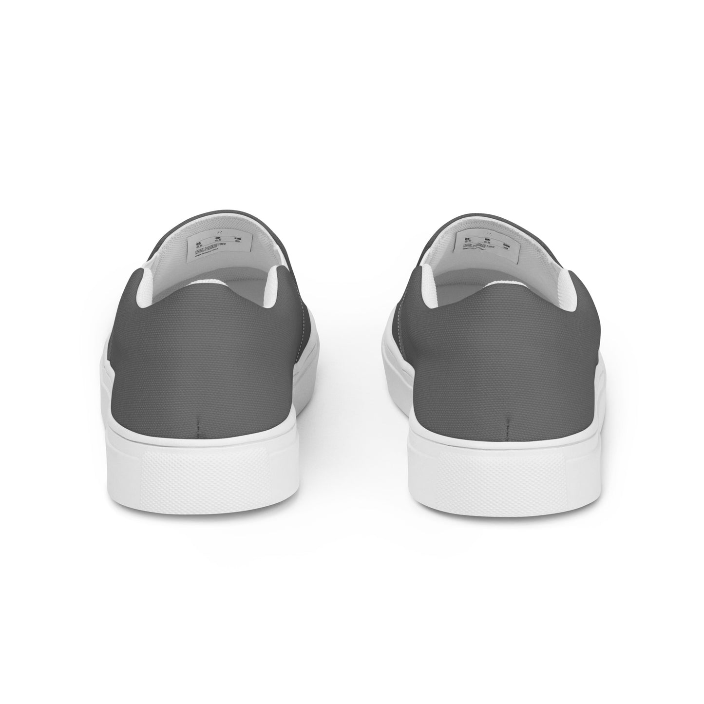 Men’s slip-on canvas shoes - Steel Grey