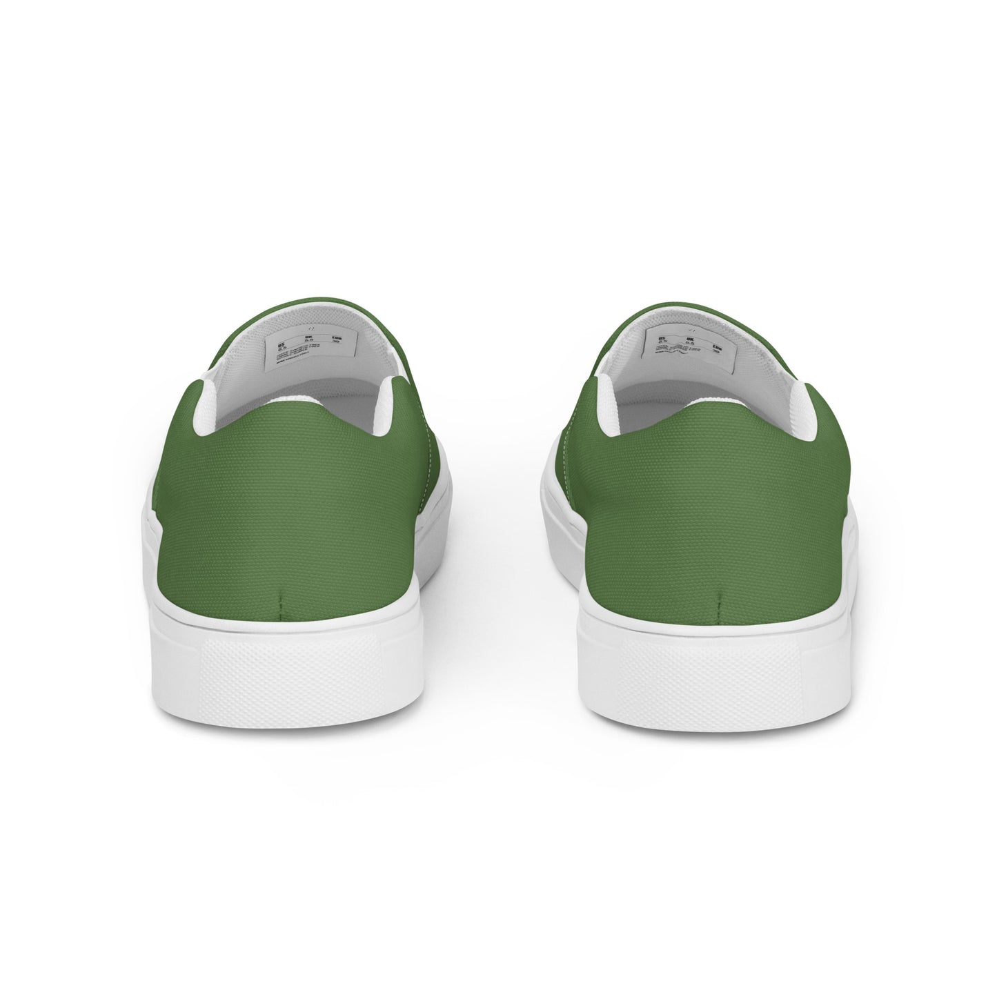 Men’s slip-on canvas shoes - Combat Green