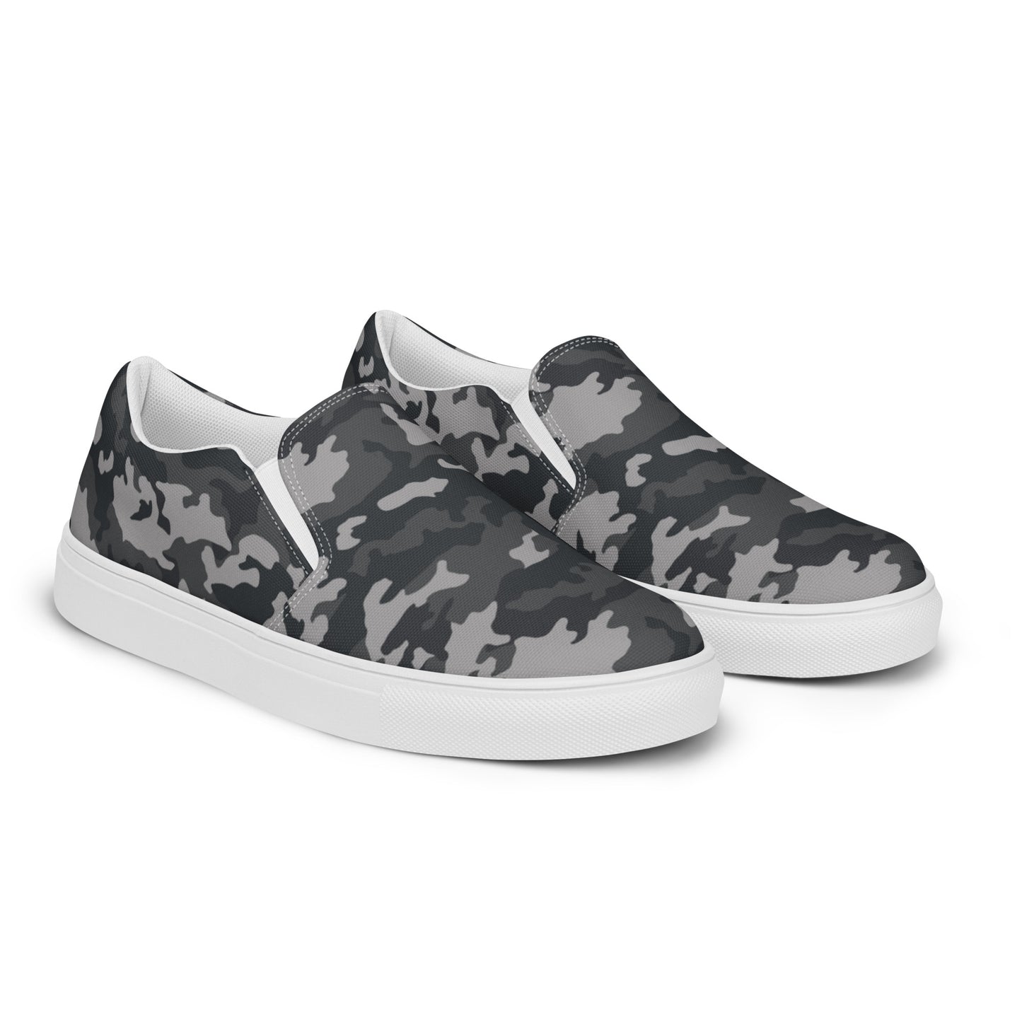 Men’s slip-on canvas shoes - Camo