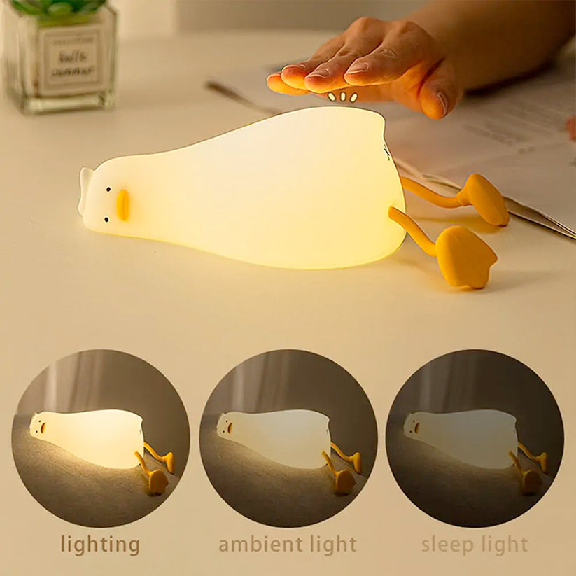 USB Rechargeable Sleepy Duck Night Light