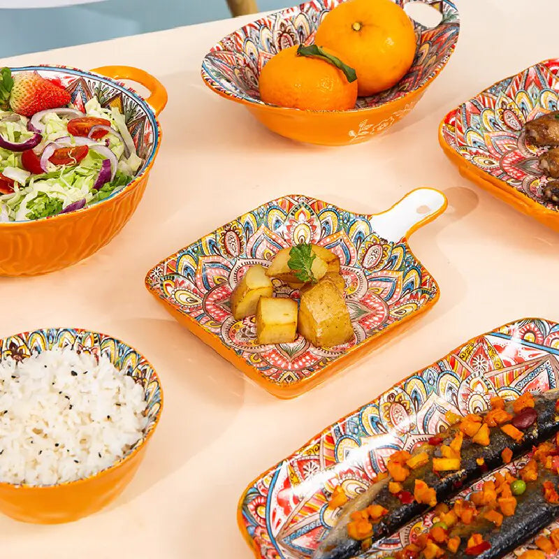 Bohemian Elegance Ceramic Tableware