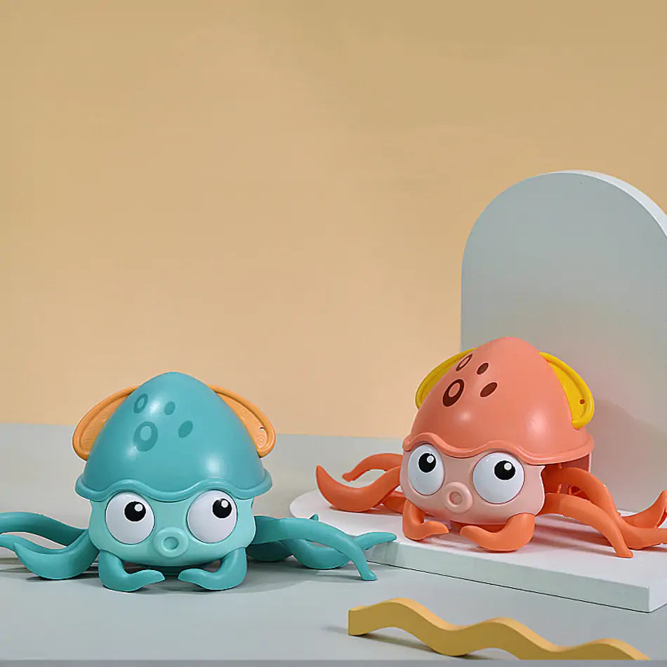 SquiggleSplash Baby Octopus Bath Toy