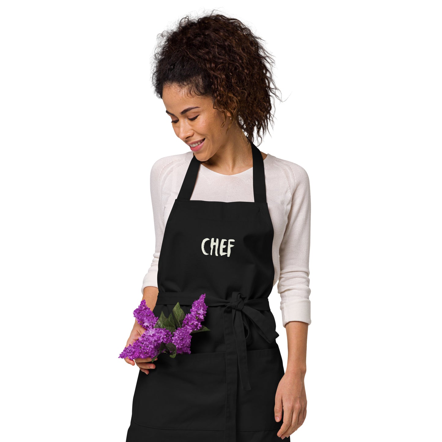 "Chef" Organic cotton apron