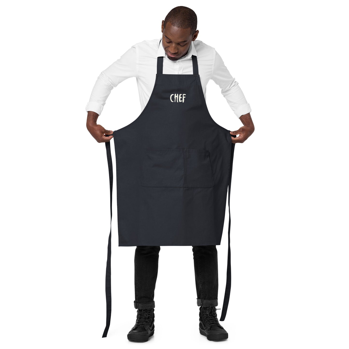 "Chef" Organic cotton apron
