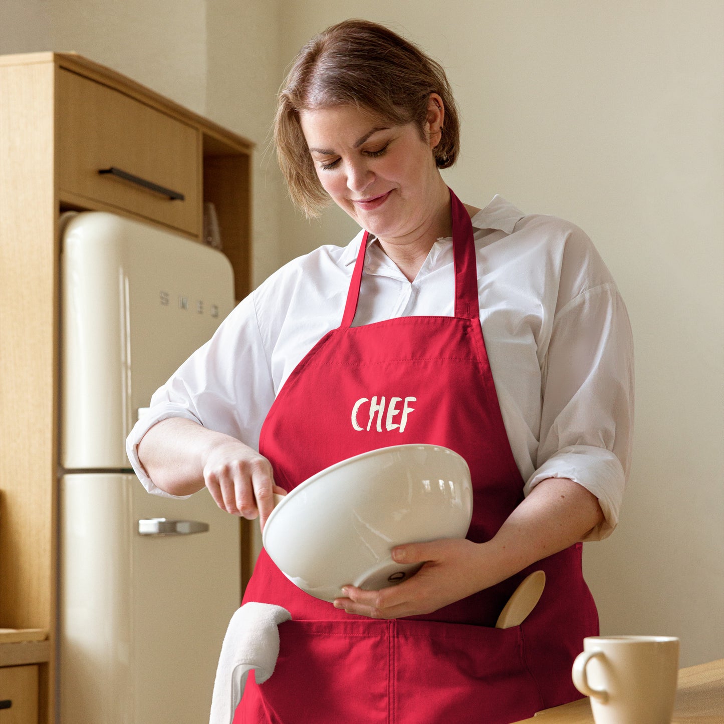 "Chef" Organic cotton apron