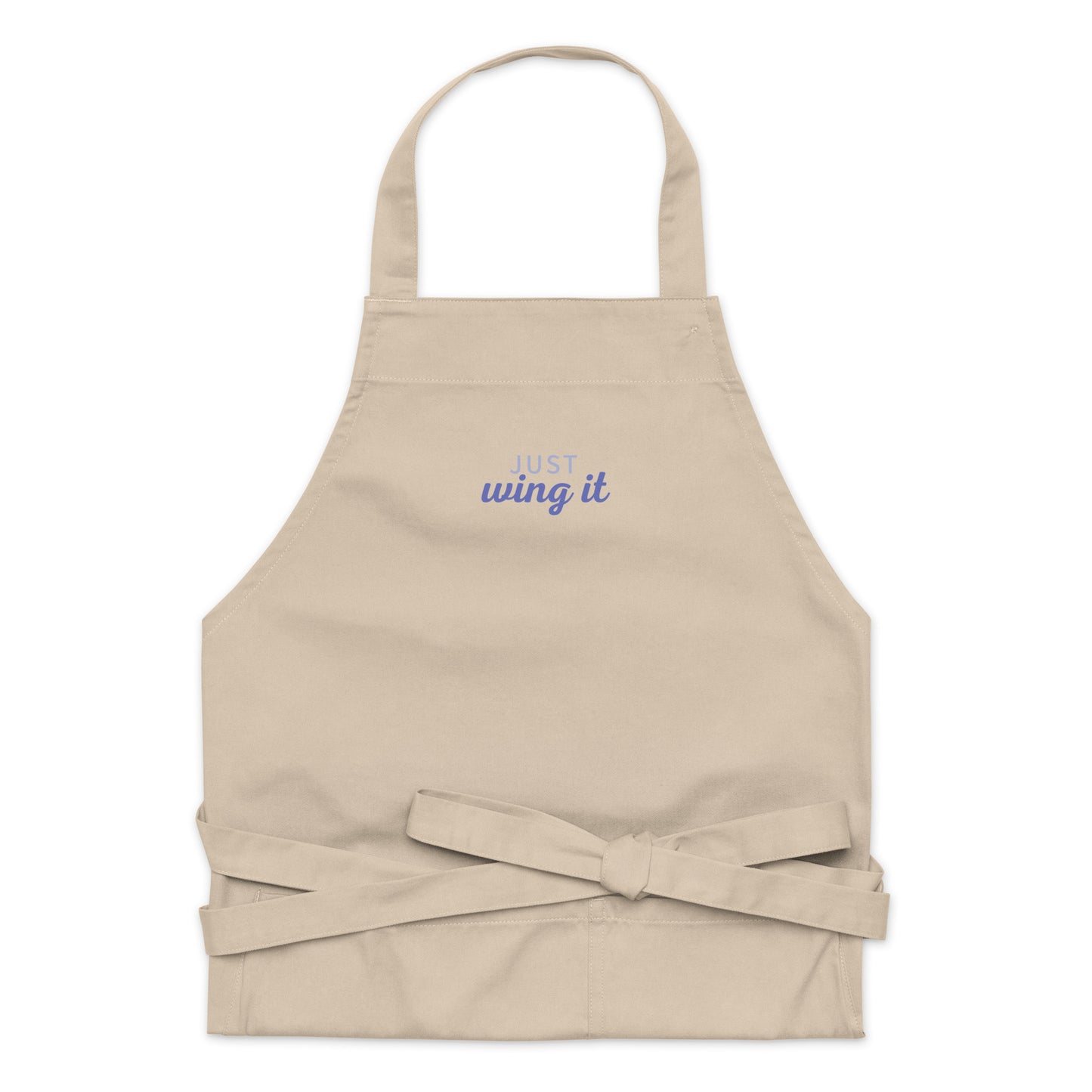 "Just Wing It" Organic cotton apron