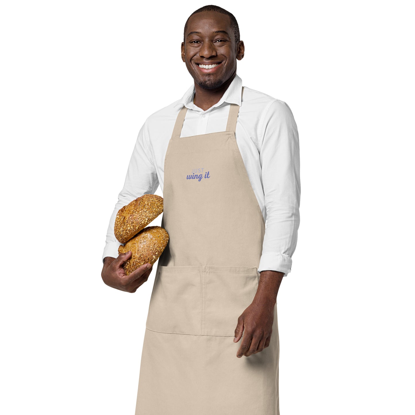 "Just Wing It" Organic cotton apron