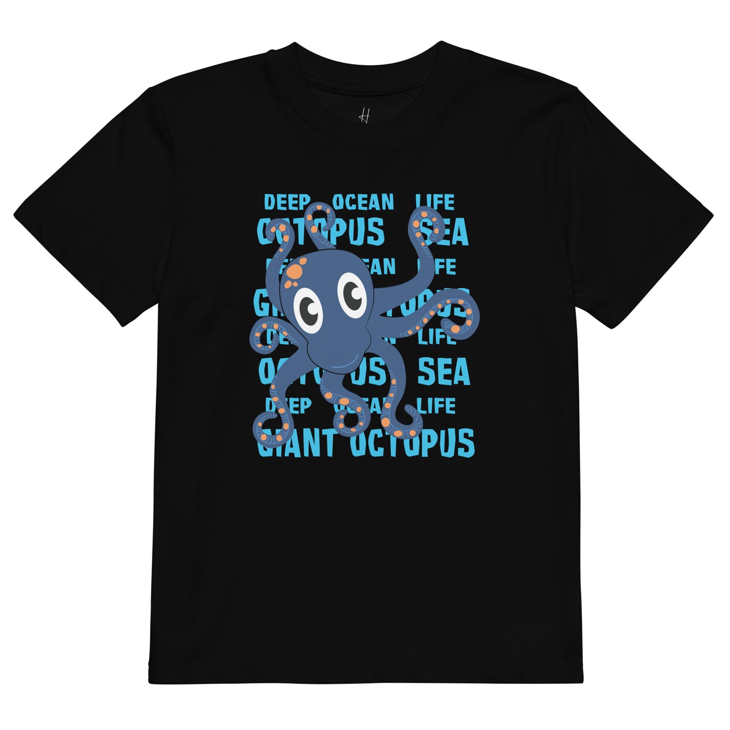 Organic cotton kids t-shirt - Giant Octopus