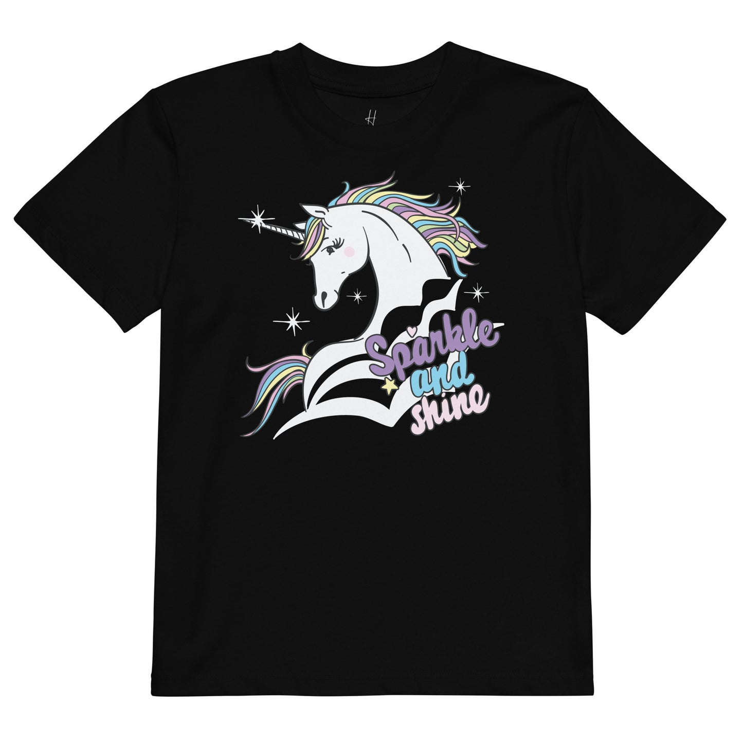 Organic cotton kids t-shirt - Sparkle and Shine