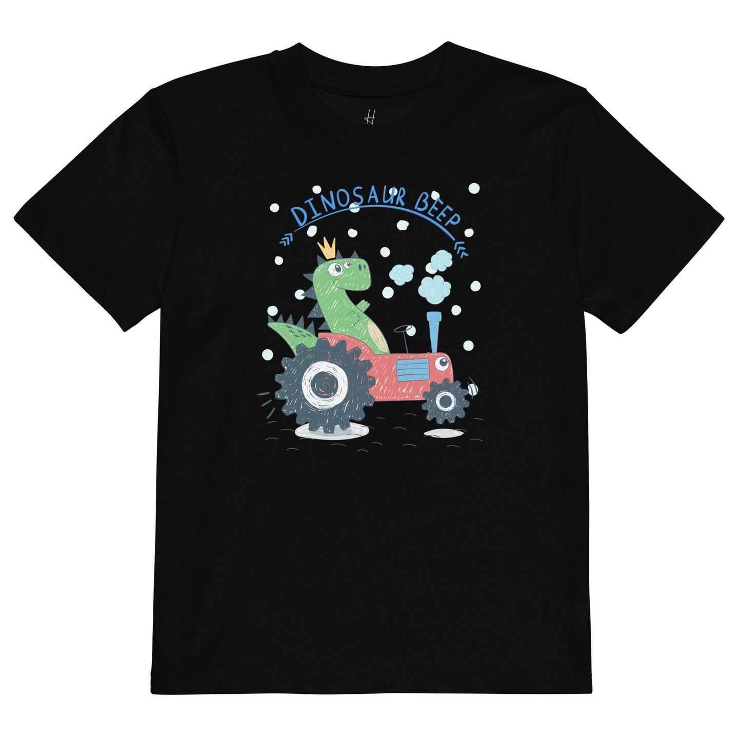 Organic cotton kids t-shirt - Dinosaur Beep