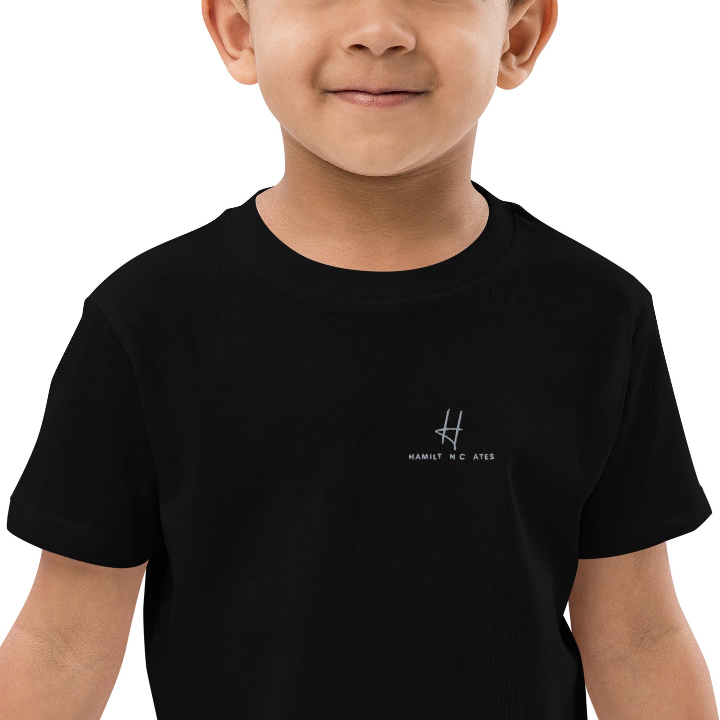 Organic cotton kids t-shirt - Hamilton Coates Embroidered Branding