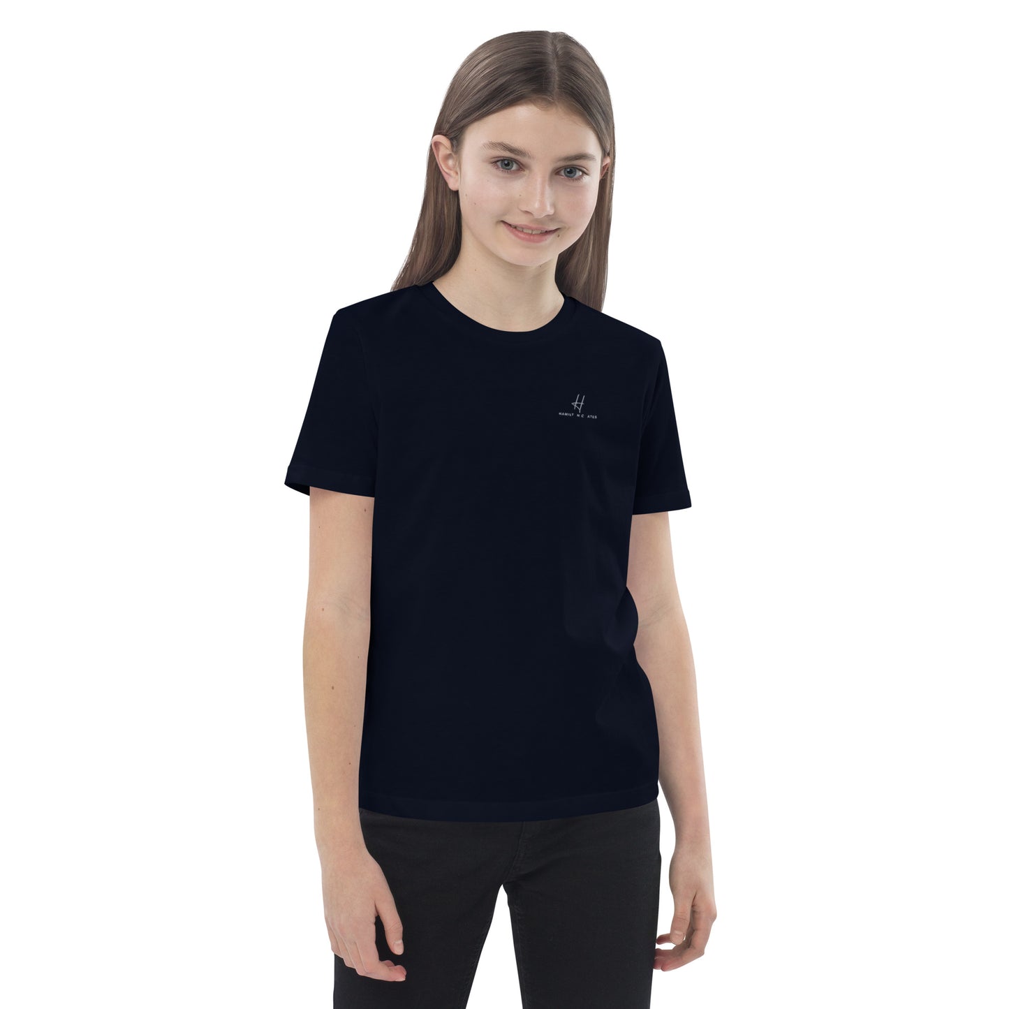 Organic cotton kids t-shirt - Hamilton Coates Embroidered Branding