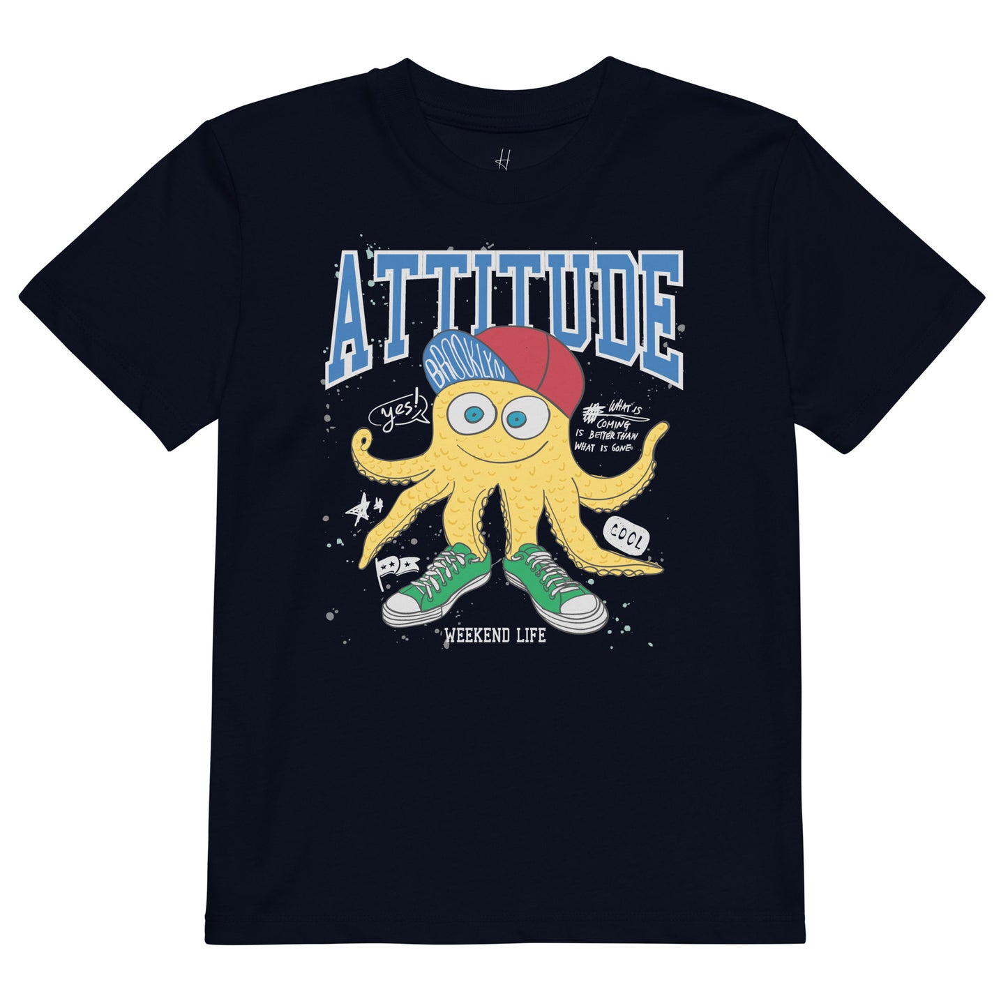 Organic cotton kids t-shirt - Attitude Monster