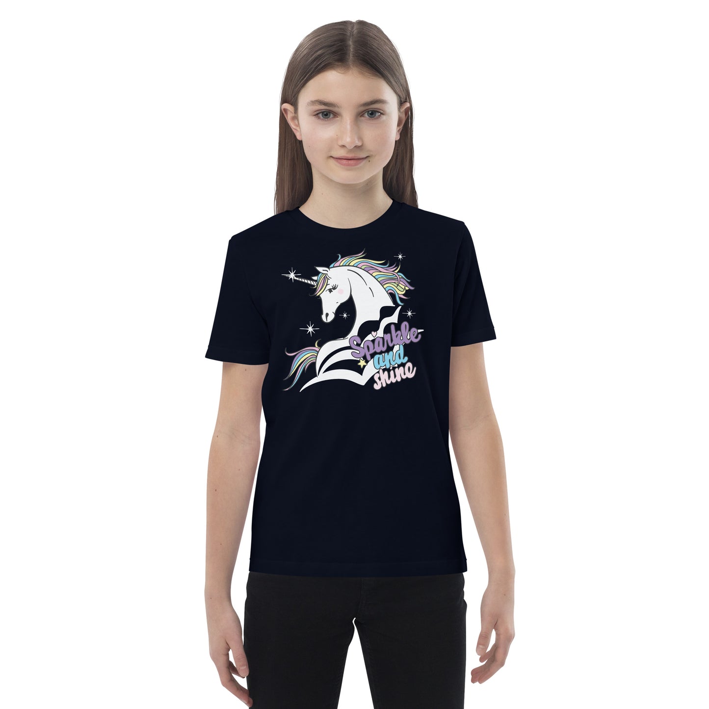 Organic cotton kids t-shirt - Sparkle and Shine