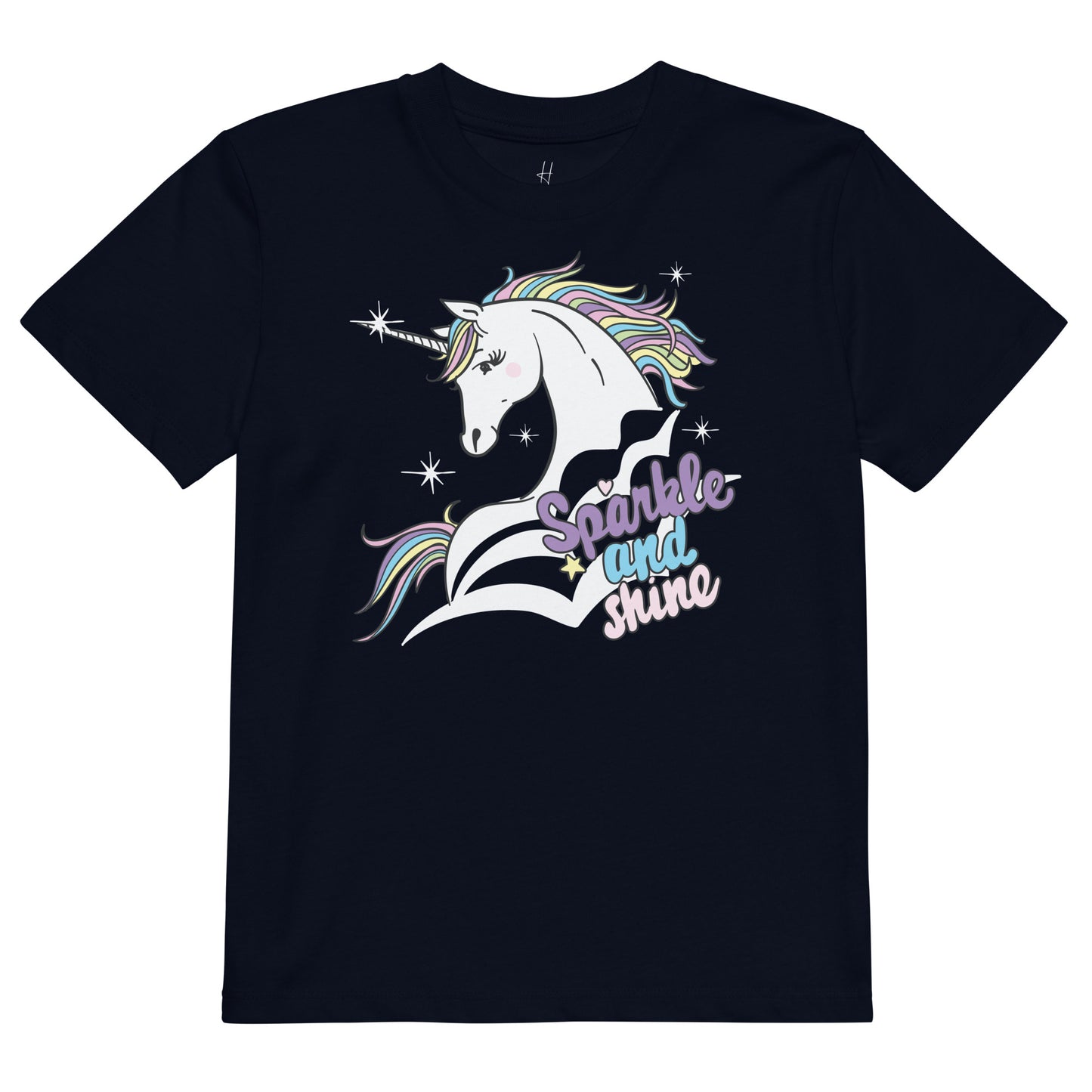 Organic cotton kids t-shirt - Sparkle and Shine