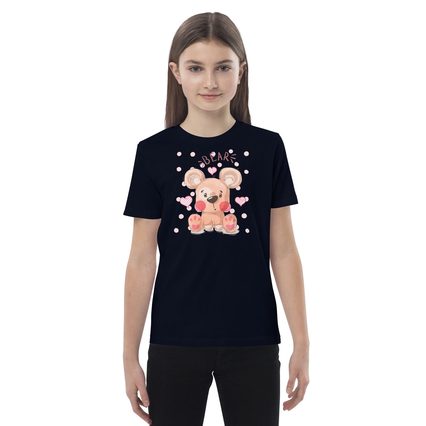 Organic cotton kids t-shirt - Teddy Bear
