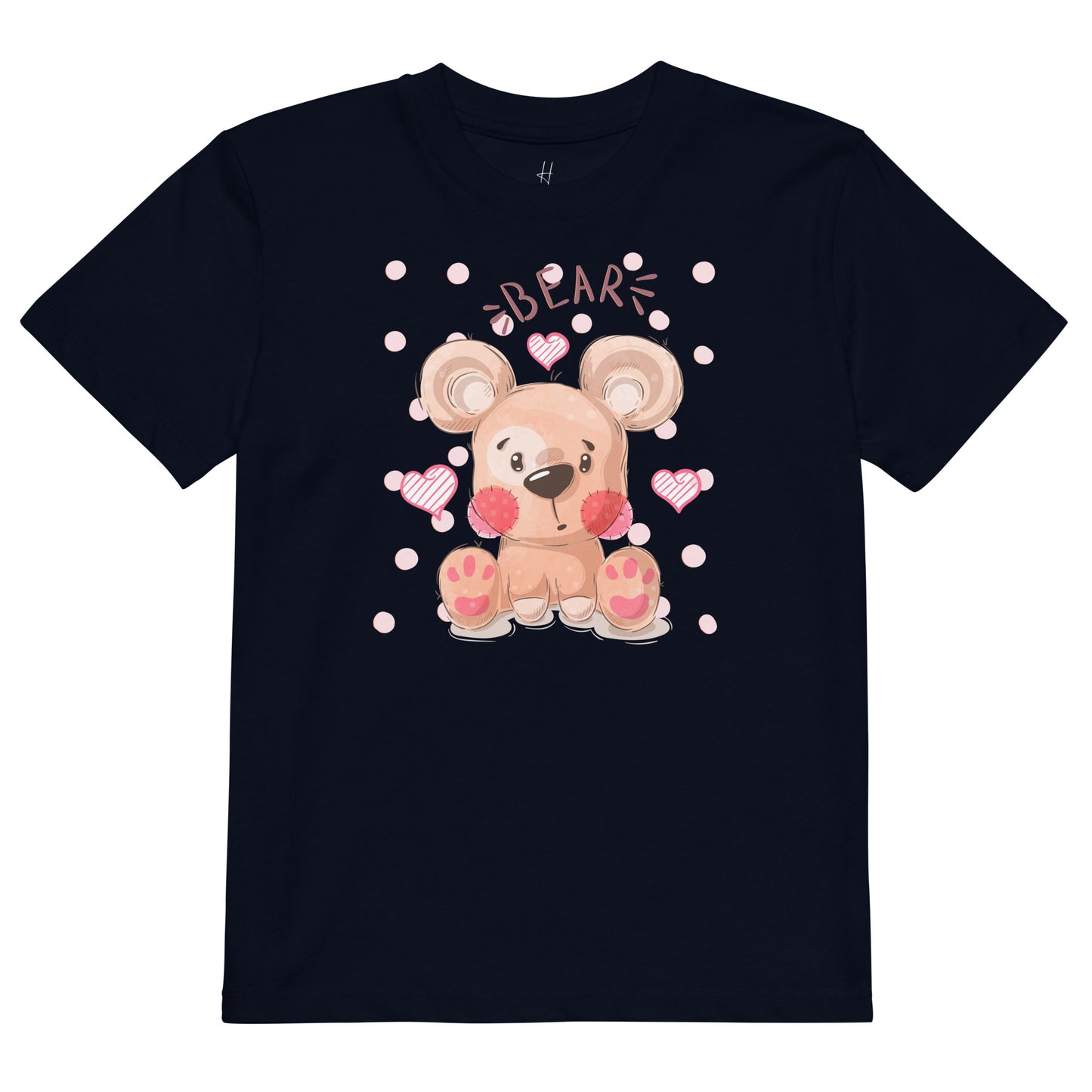 オーガニックコットン キッズTシャツ - テディベア
