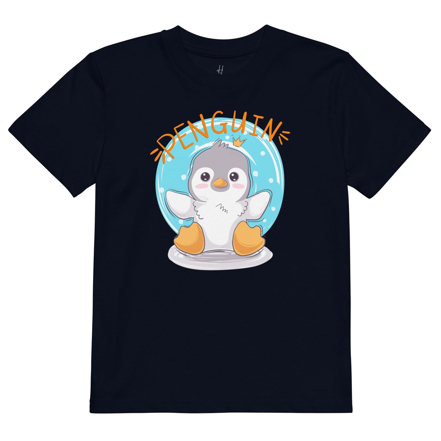 オーガニックコットン キッズTシャツ - ペンギン