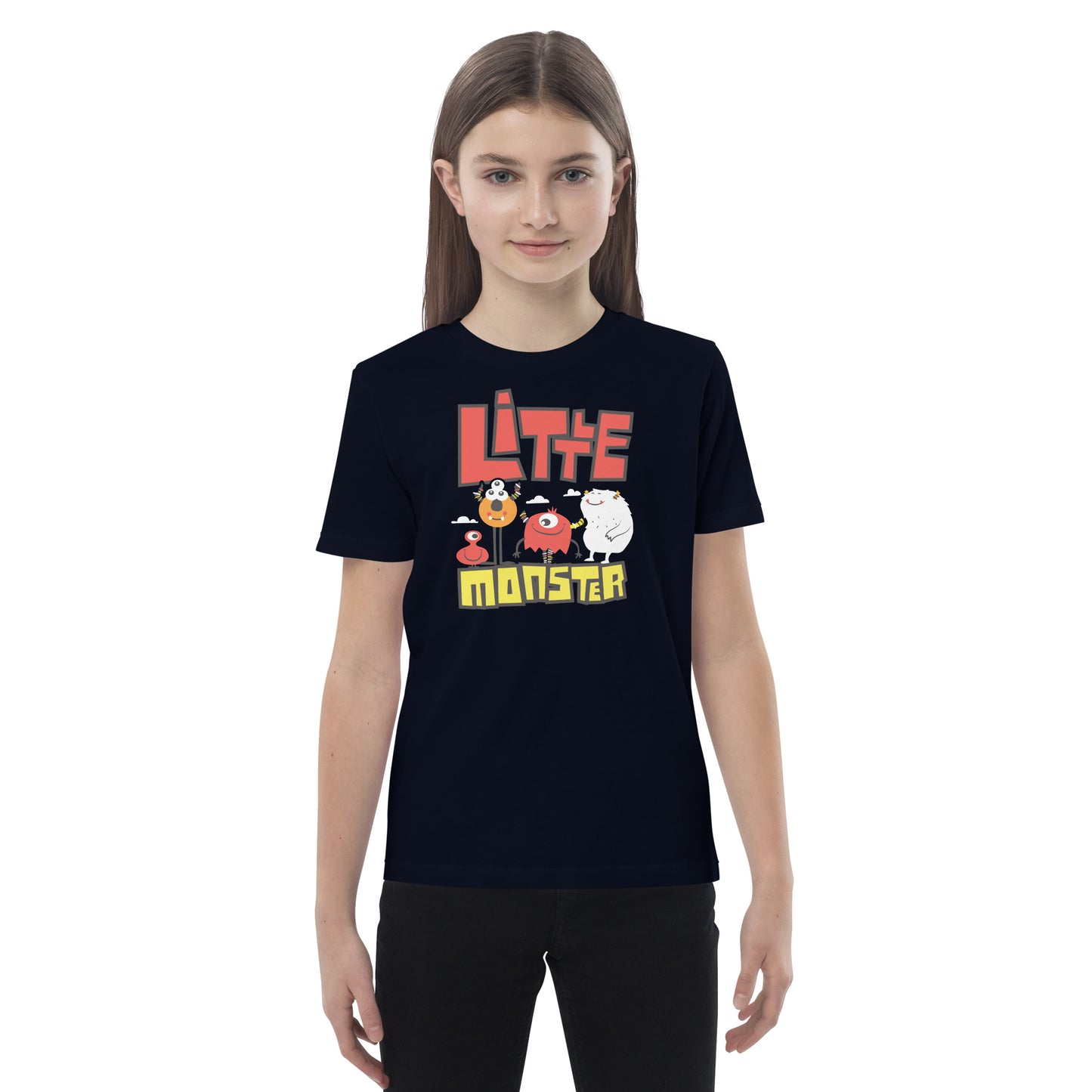 Organic cotton kids t-shirt - Little Monster