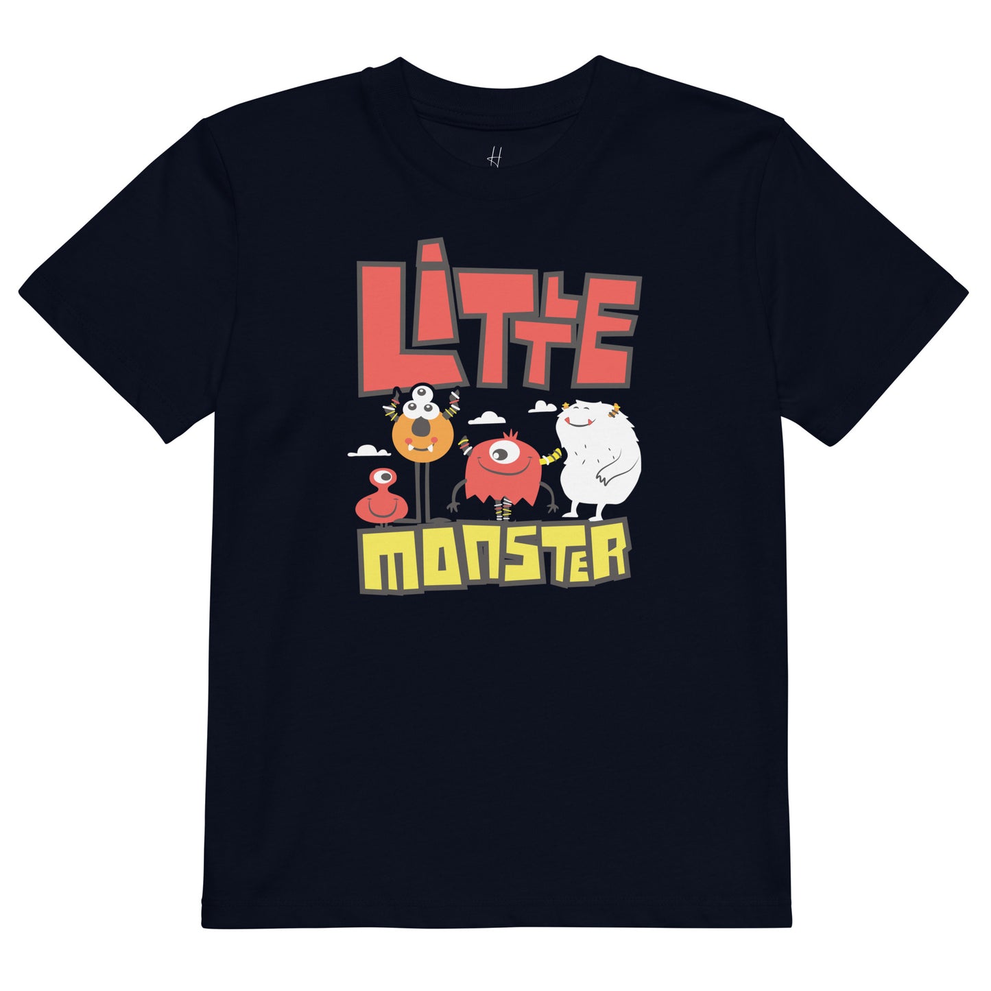 オーガニックコットン キッズTシャツ - リトルモンスター