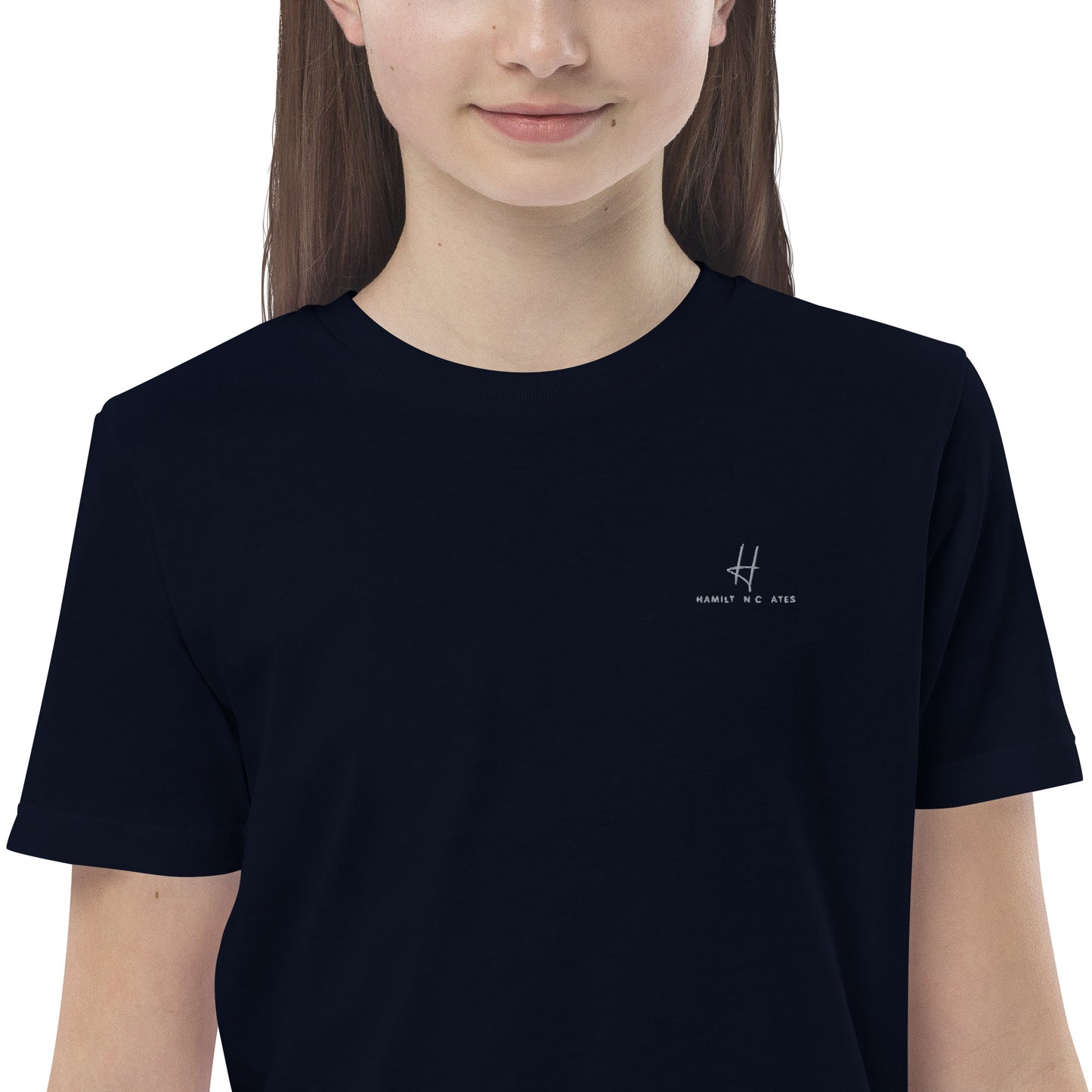 Organic cotton kids t-shirt - Hamilton Coates Embroidered Branding