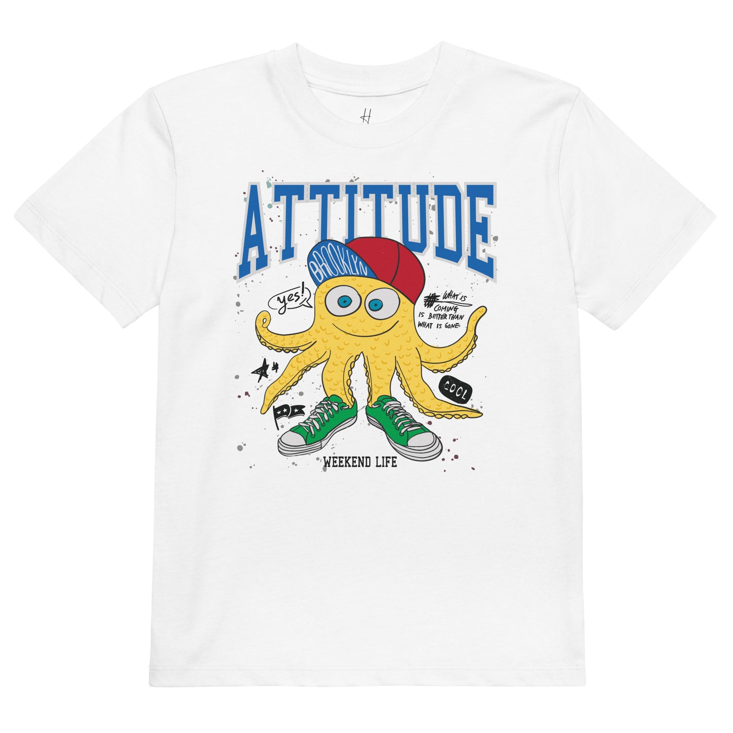 Organic cotton kids t-shirt - Attitude Monster