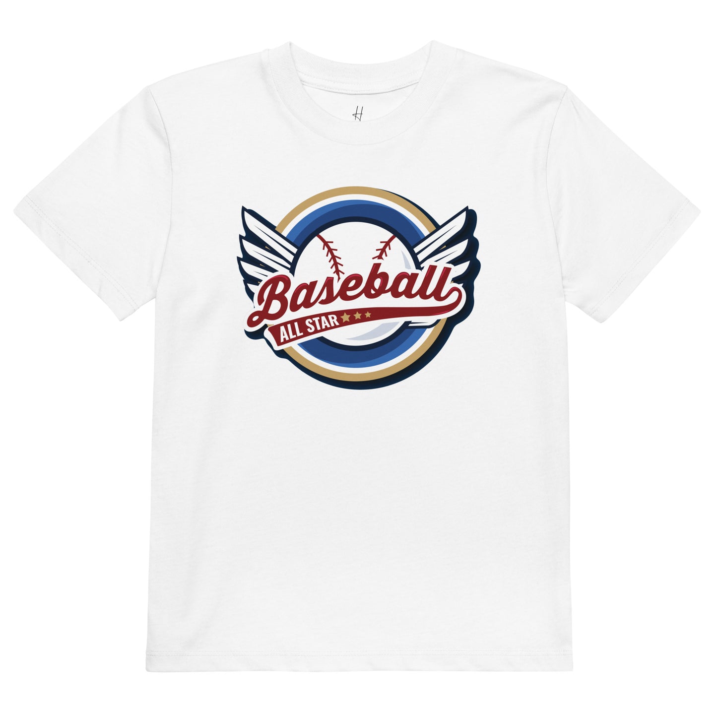 Organic cotton kids t-shirt - Baseball All Star