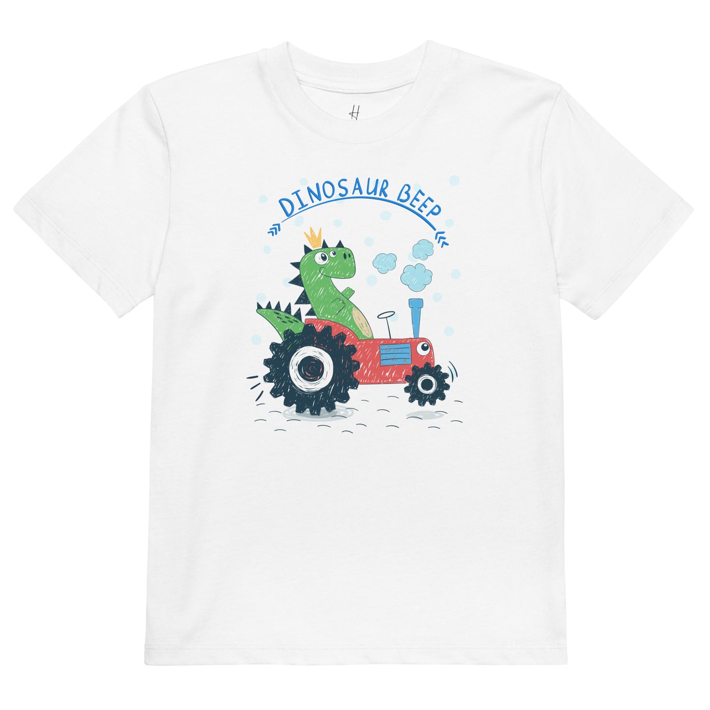 Organic cotton kids t-shirt - Dinosaur Beep