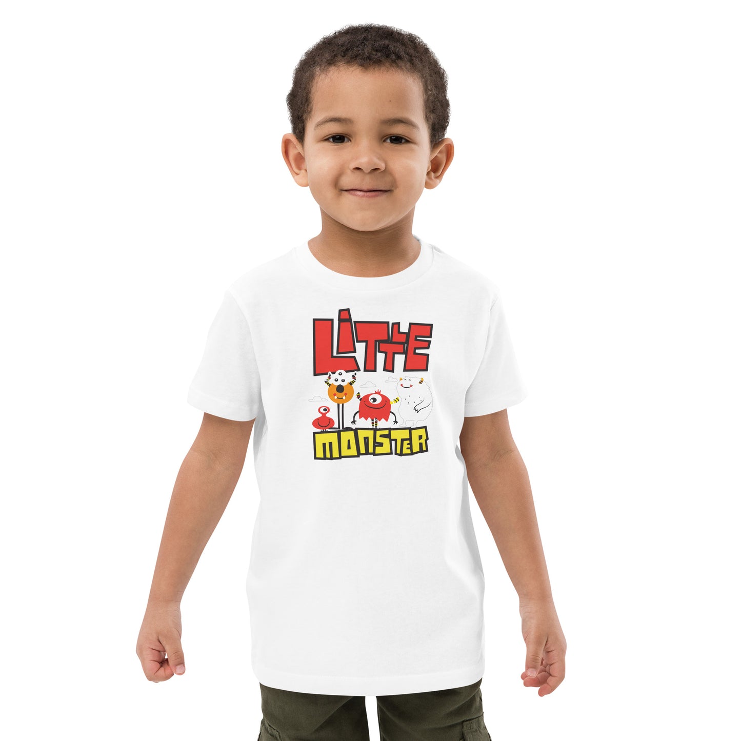 Organic cotton kids t-shirt - Little Monster