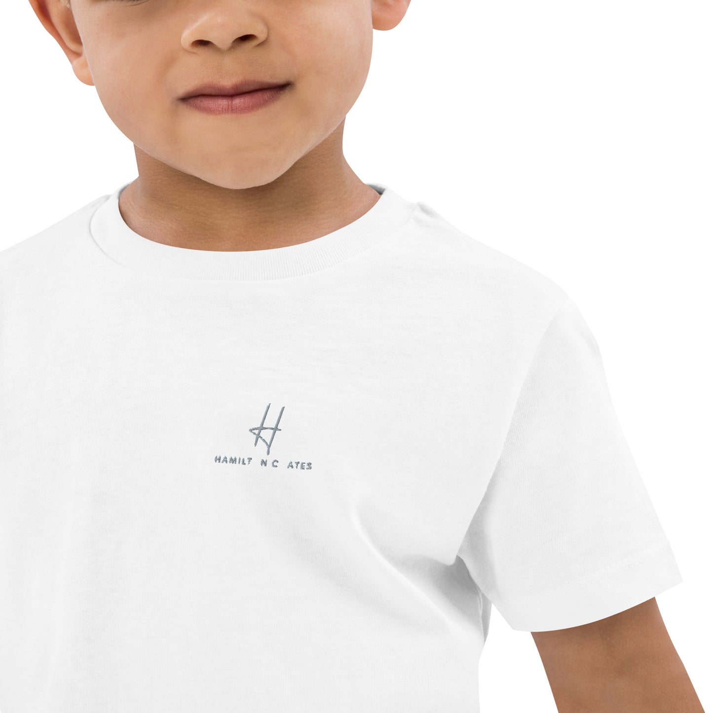 Organic cotton kids t-shirt - Hamilton Coates Embroidered Branding