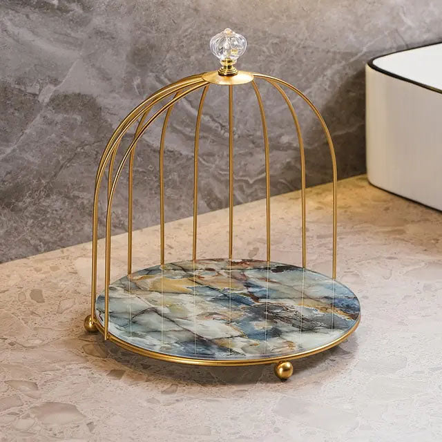 Bird Cage Cosmetic Organizer