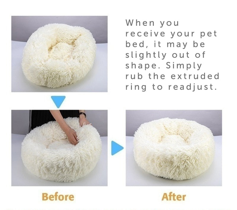 Plush Pet Bed for Larger Breeds