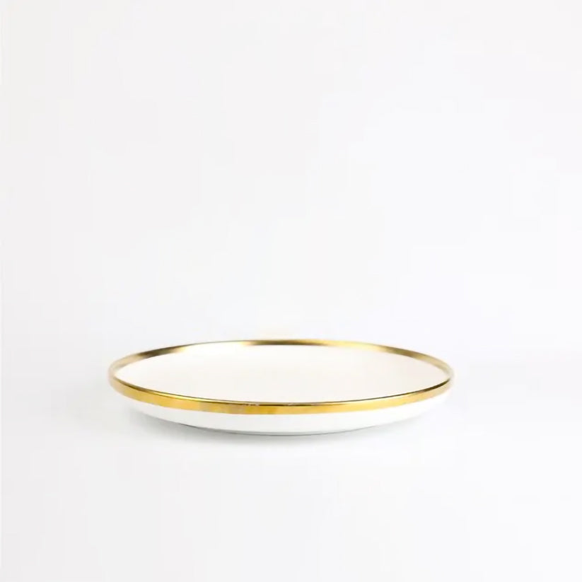 Elegant Gilt Rim Ceramic Dinnerware Set