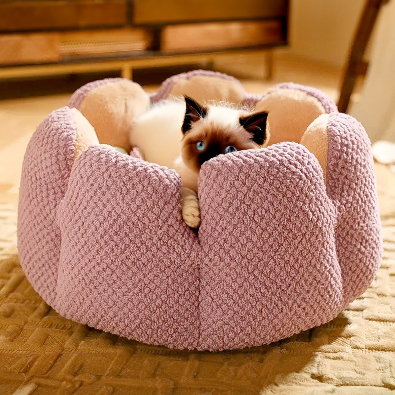 Cozy Cactus Nest Pet Bed