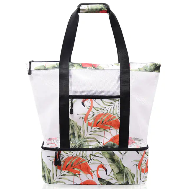 CoolBreeze Mesh Tote Cooler Combo