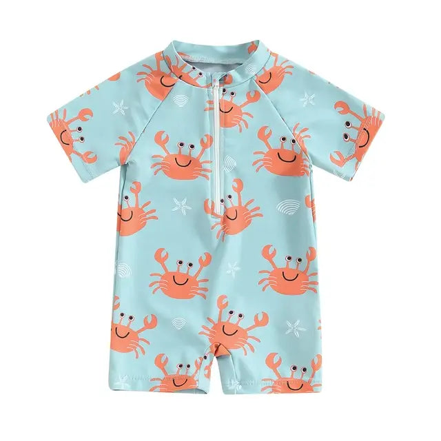 Sun Safe Toddler Rash Guard Swimsuit