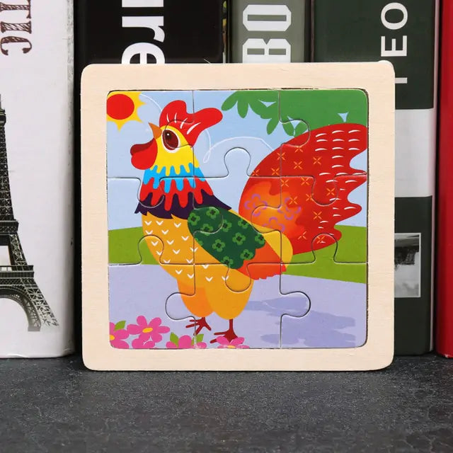 PuzzlePlay チャンキー木製パズル