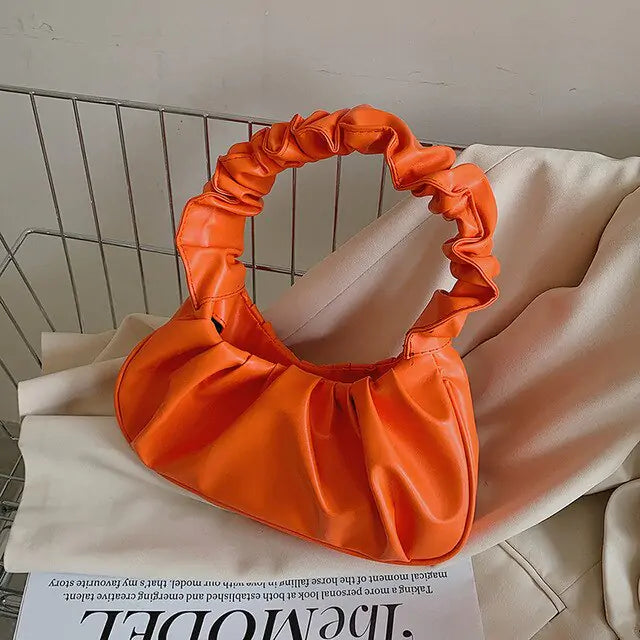 Pleated Cloud Handbag