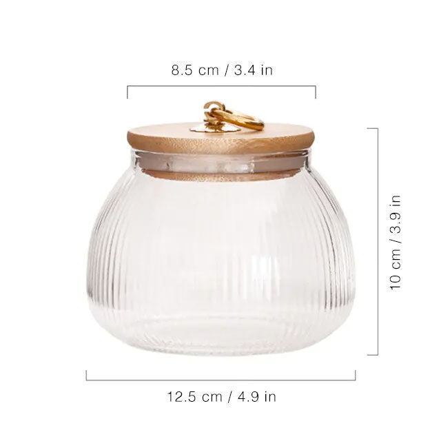 High-Quality Borosilicate Glass Jar