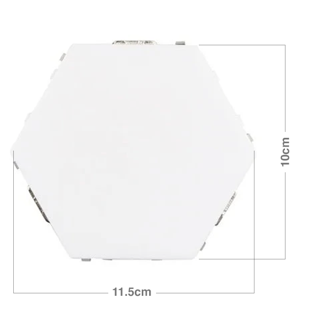 HexaGlow Modular Touch-Sensitive Wall Light