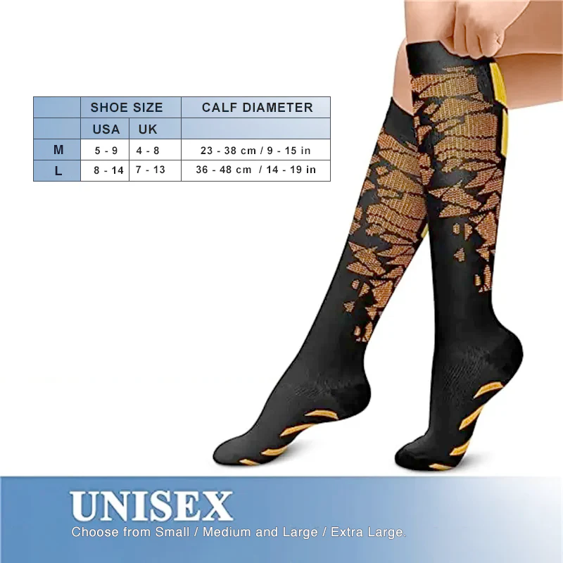 RecoveryPro Unisex Graduated Compression Socks