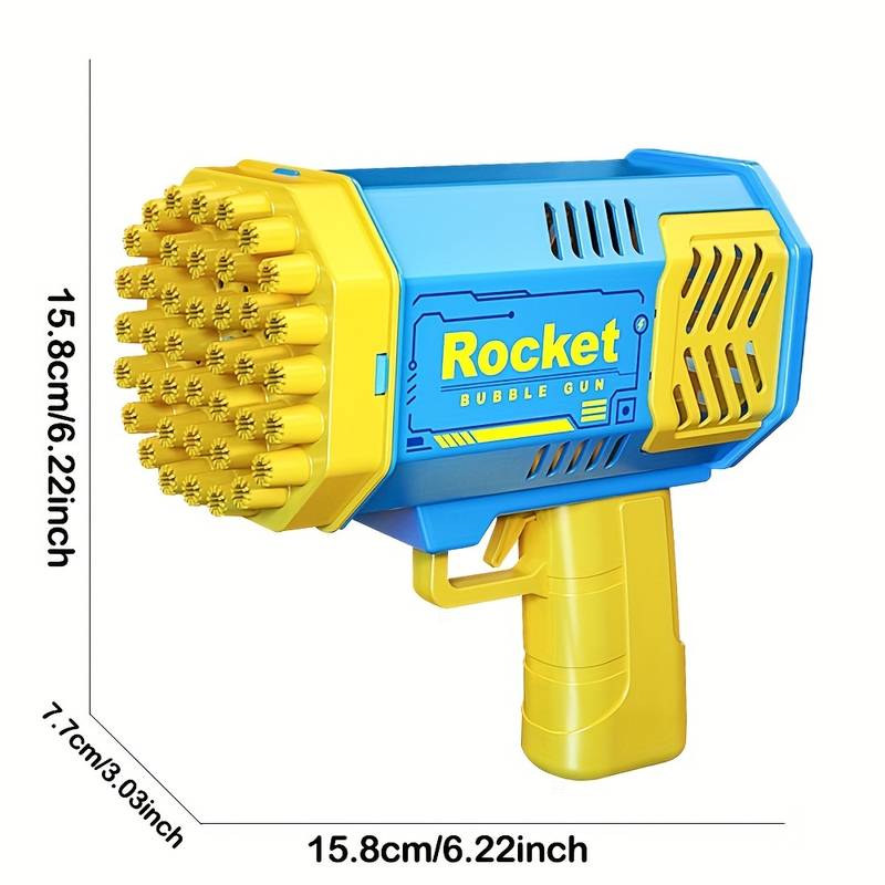 Rocket 40 Hole Automatic Bubble Gun