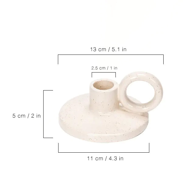 Nordic Ceramic Candle Holder