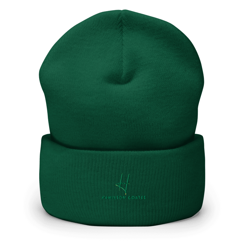 心地よいカフス付きビーニー