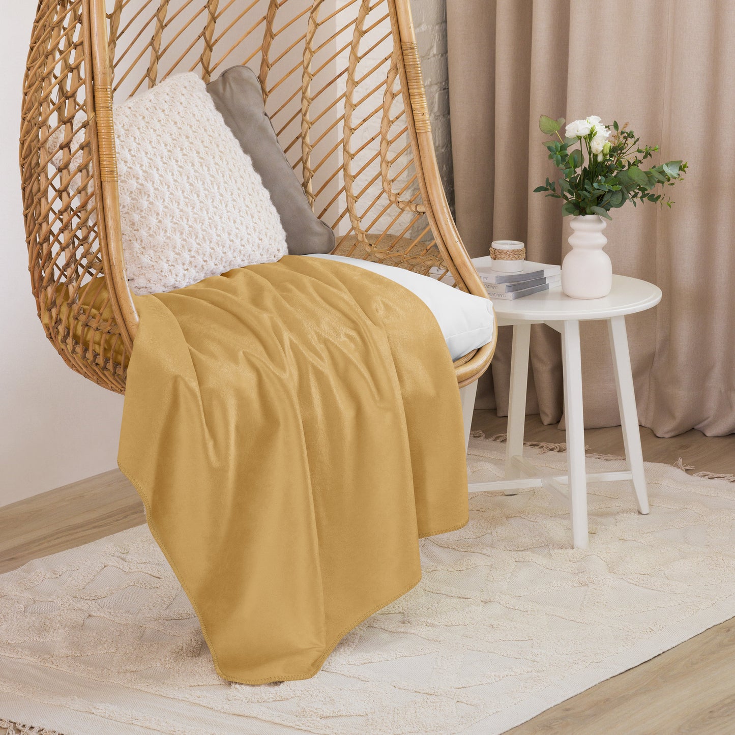 Sherpa blanket - Golden Fawn