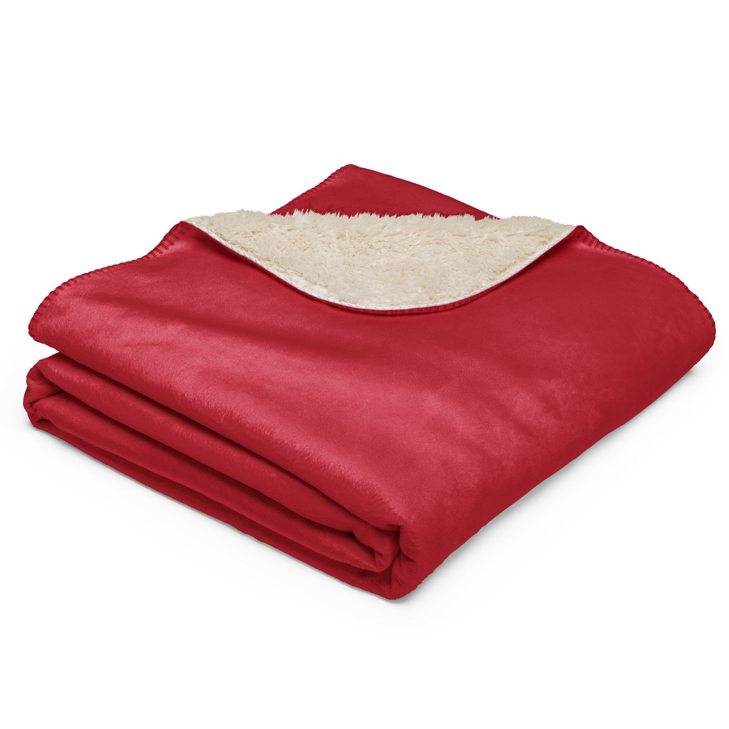 Sherpa blanket - Crimson