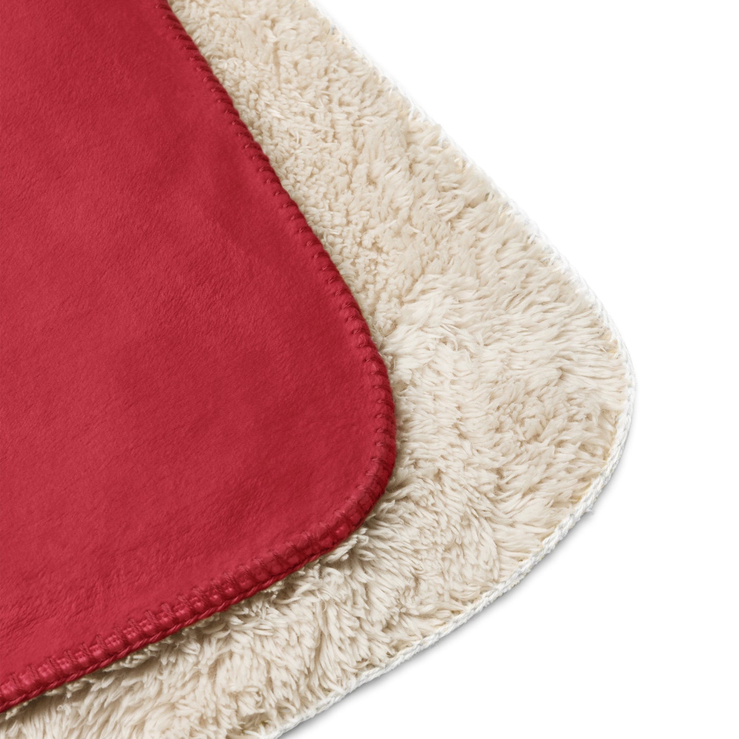 Sherpa blanket - Crimson