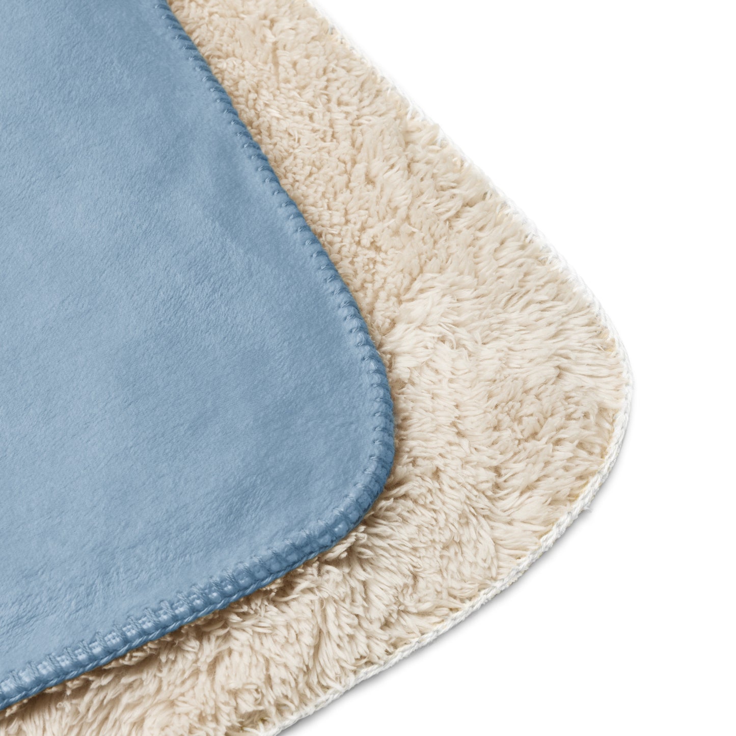Sherpa blanket - Misty Blue