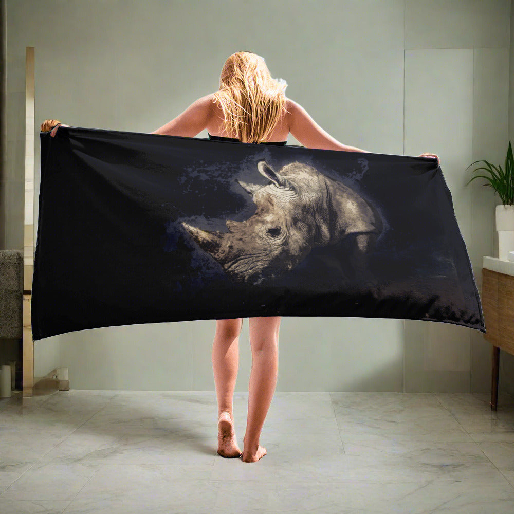 Africa's Big Five Printed Beach / Bath Towels
