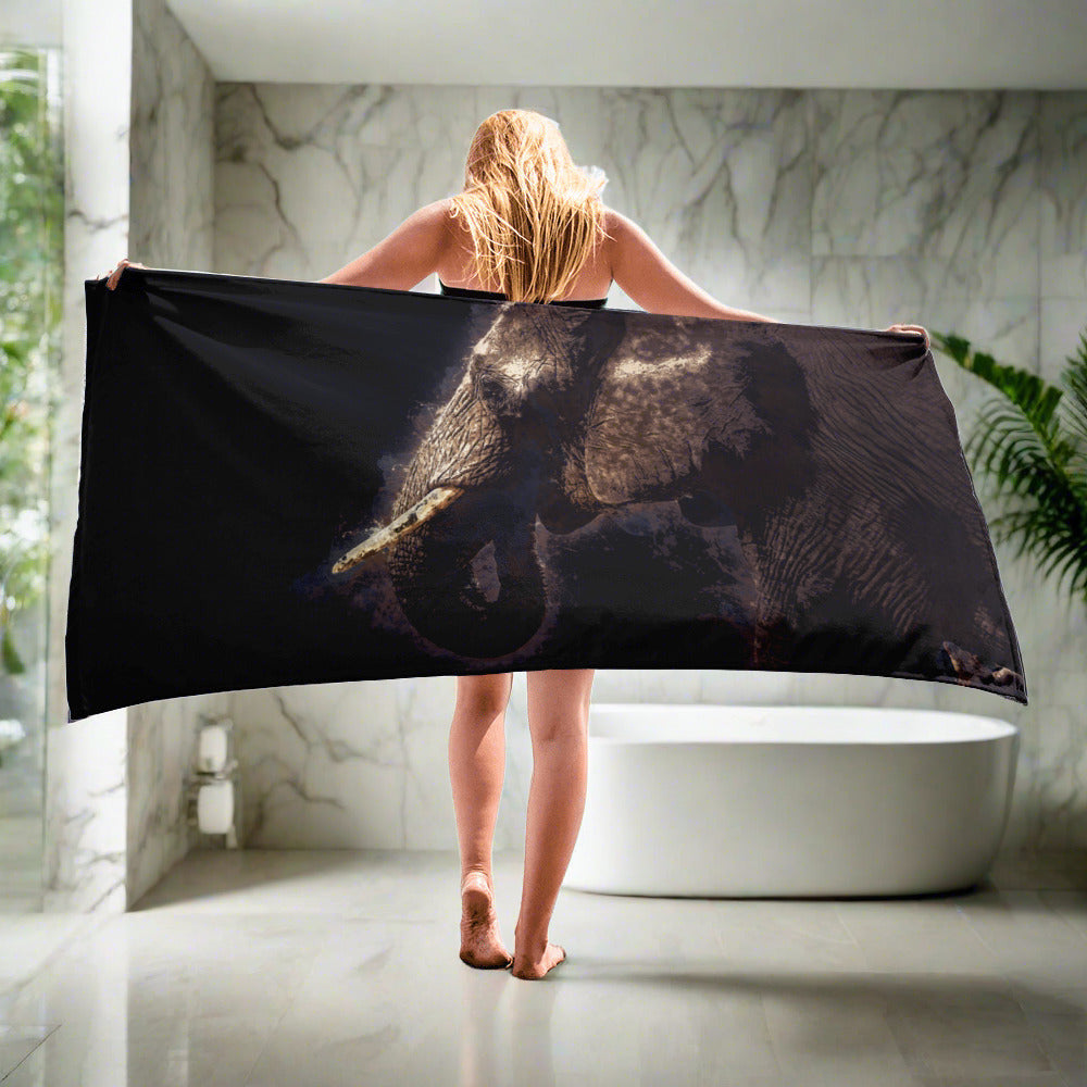 Africa's Big Five Printed Beach / Bath Towels